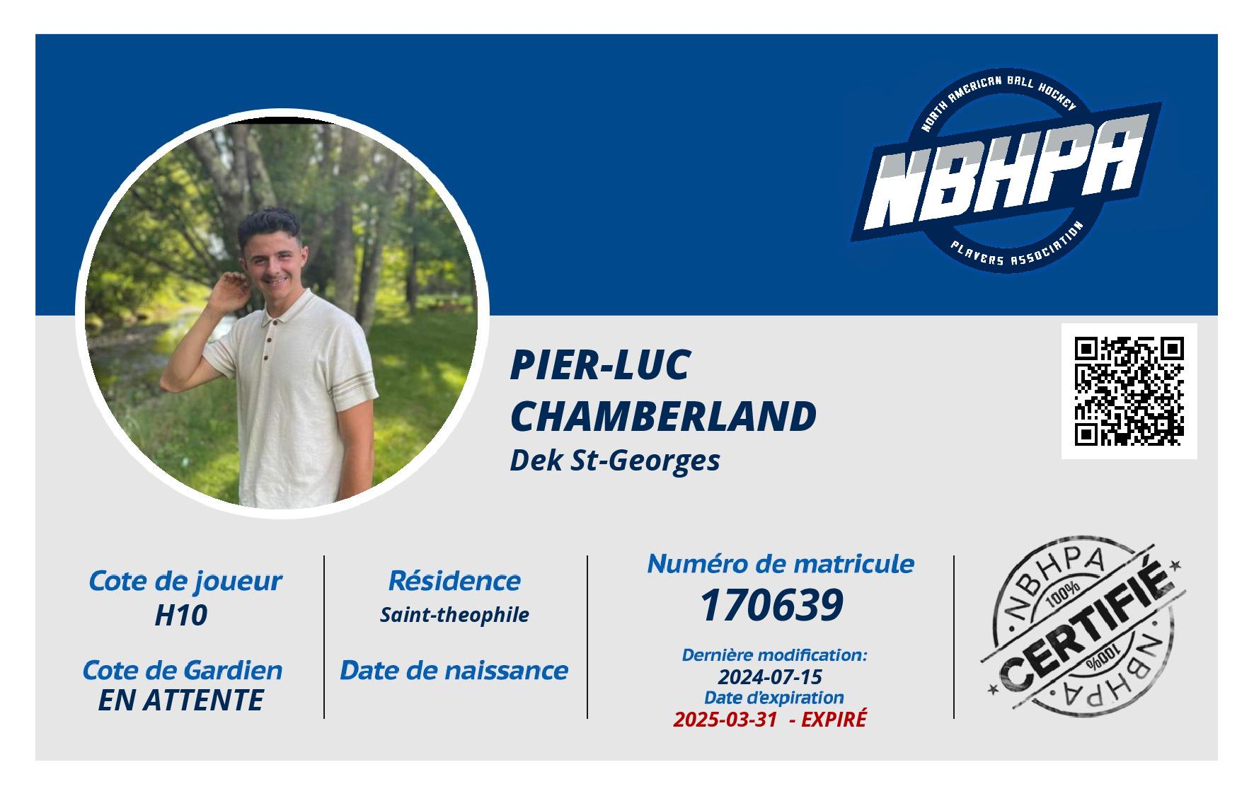 Pier-luc Chamberland