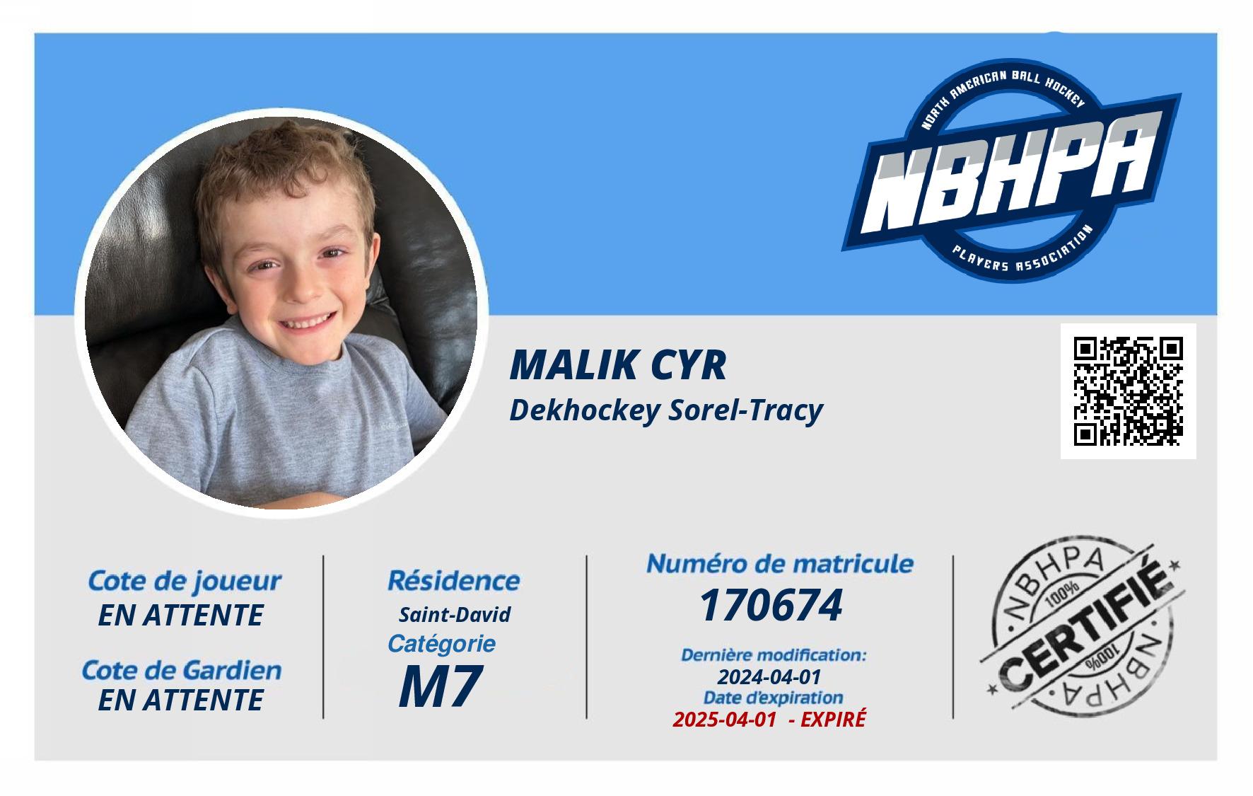 Malik Cyr