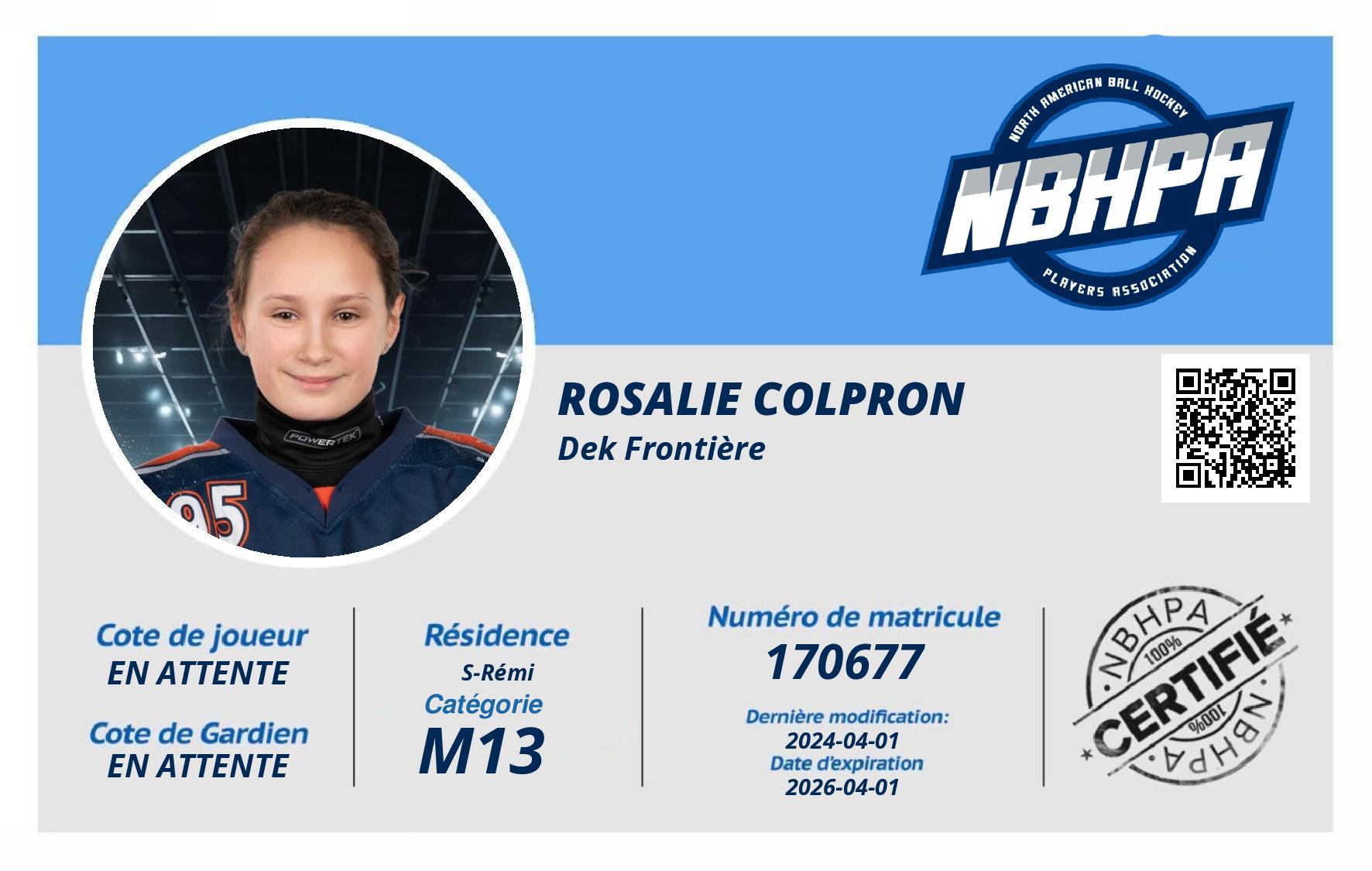 Rosalie Colpron
