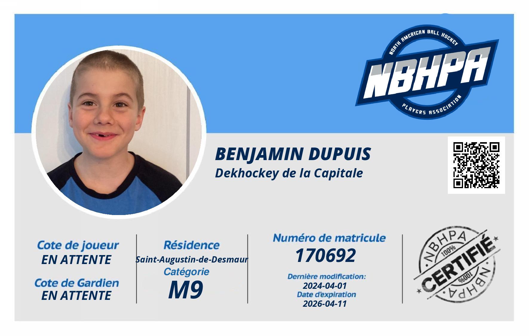 Benjamin Dupuis