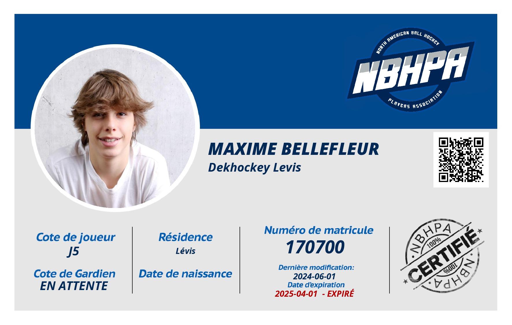 Maxime Bellefleur