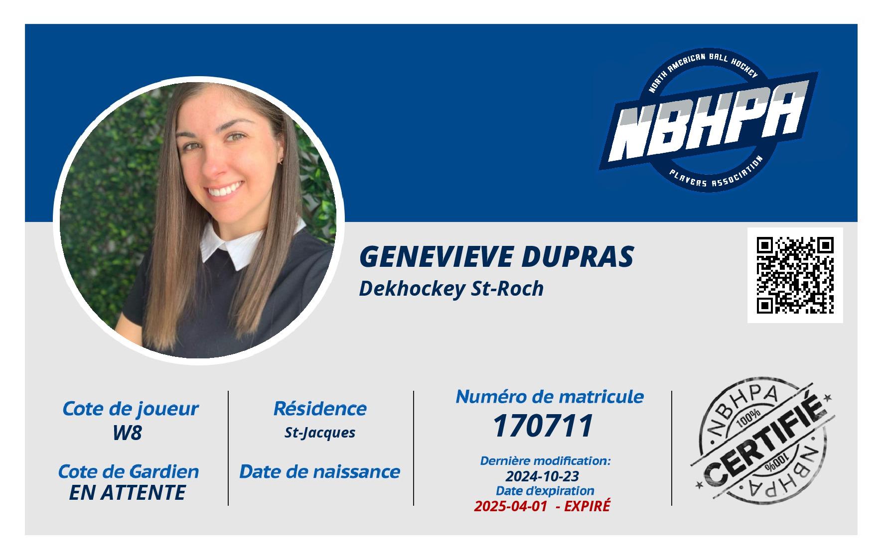 Genevieve Dupras