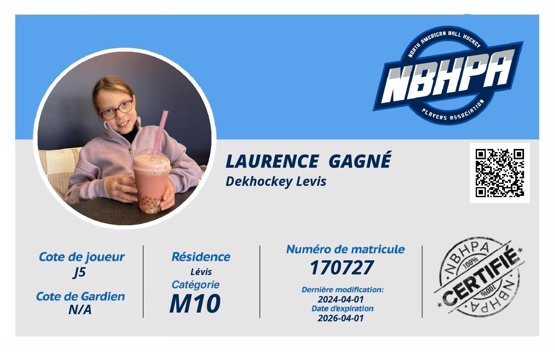 Laurence  Gagné 