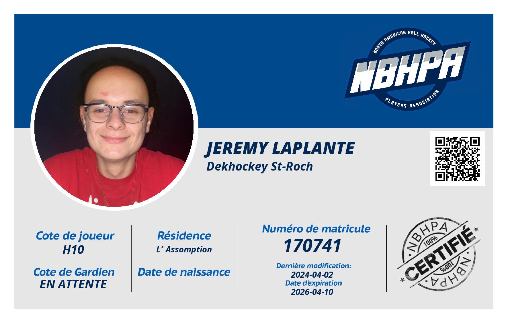 Jeremy Laplante