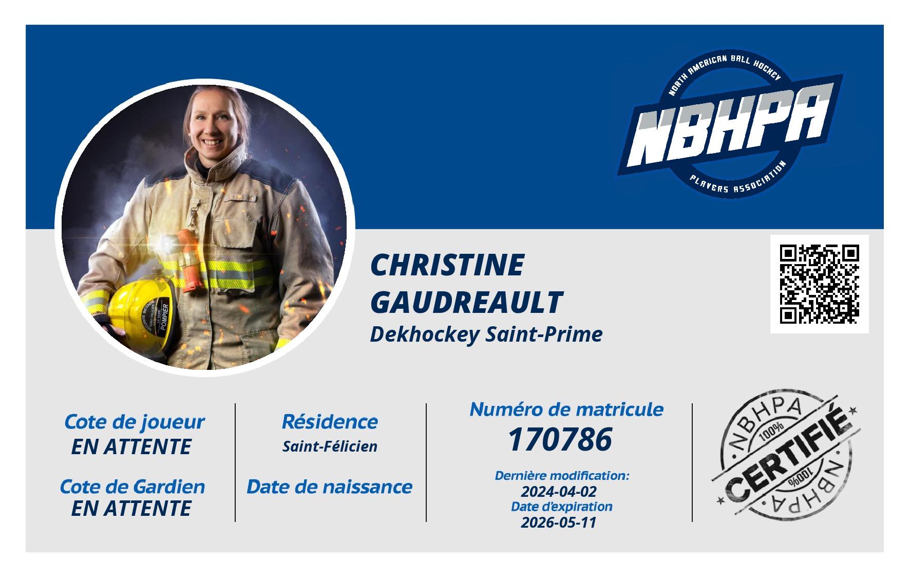 Christine Gaudreault