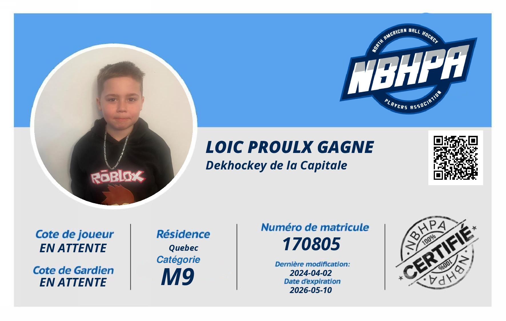 Loic Proulx Gagne
