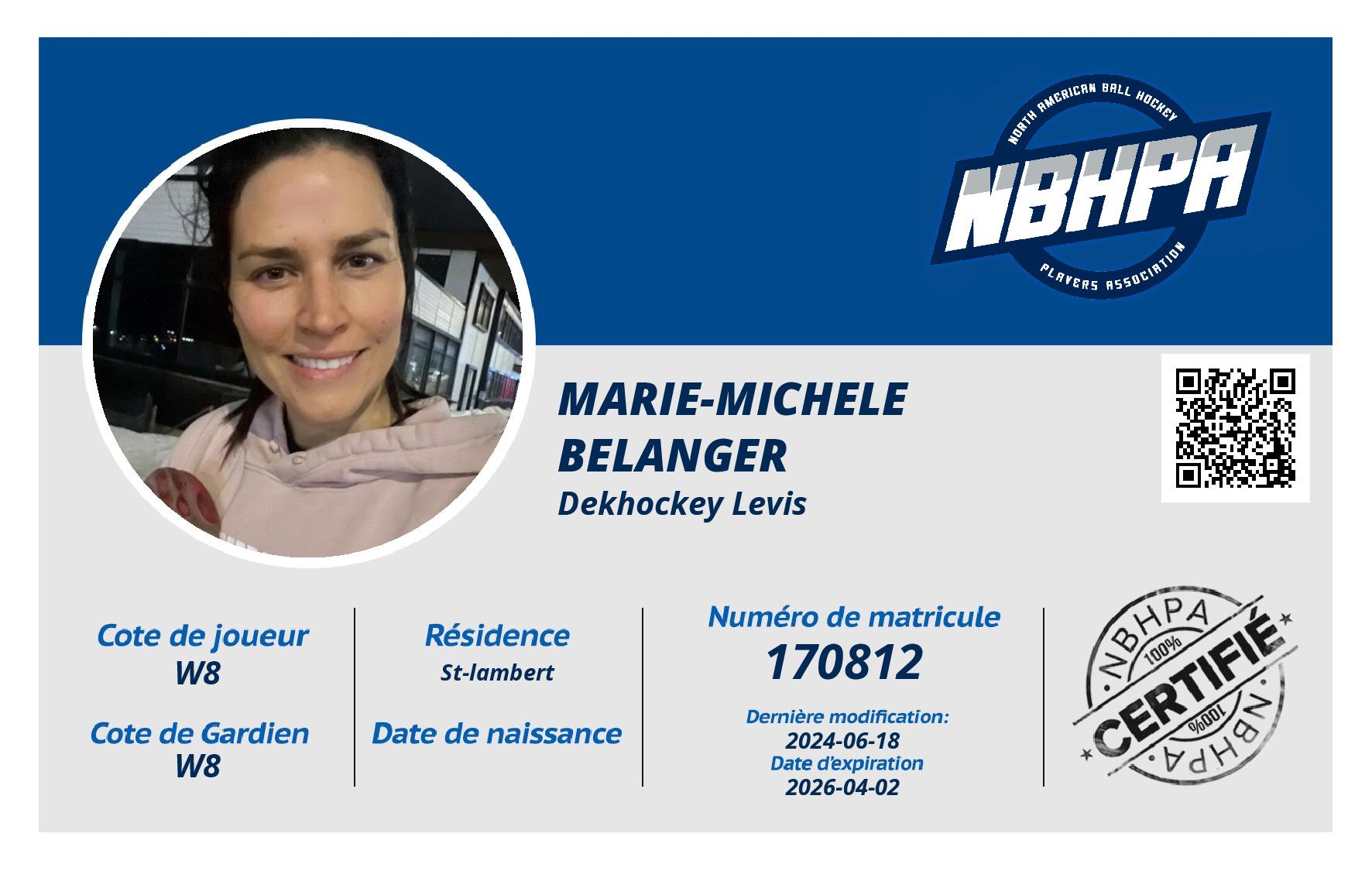 Marie-Michele  Belanger