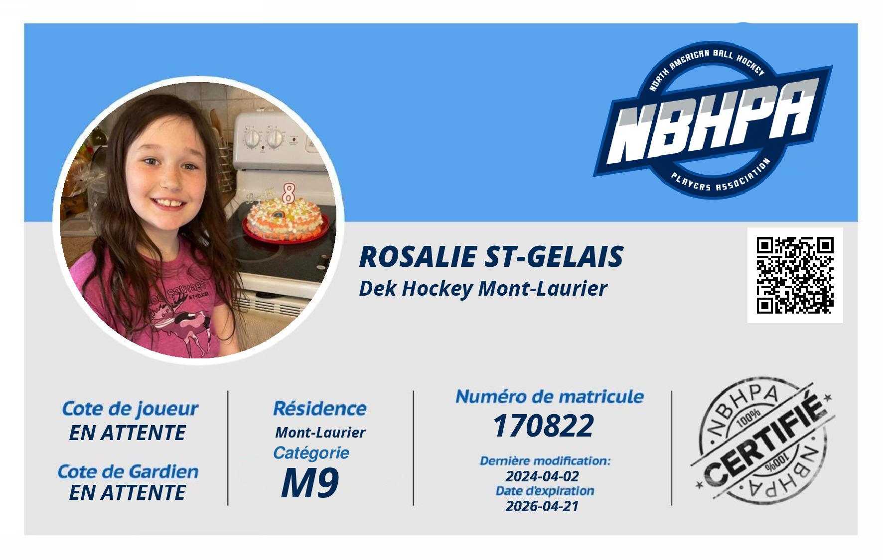 Rosalie St-Gelais