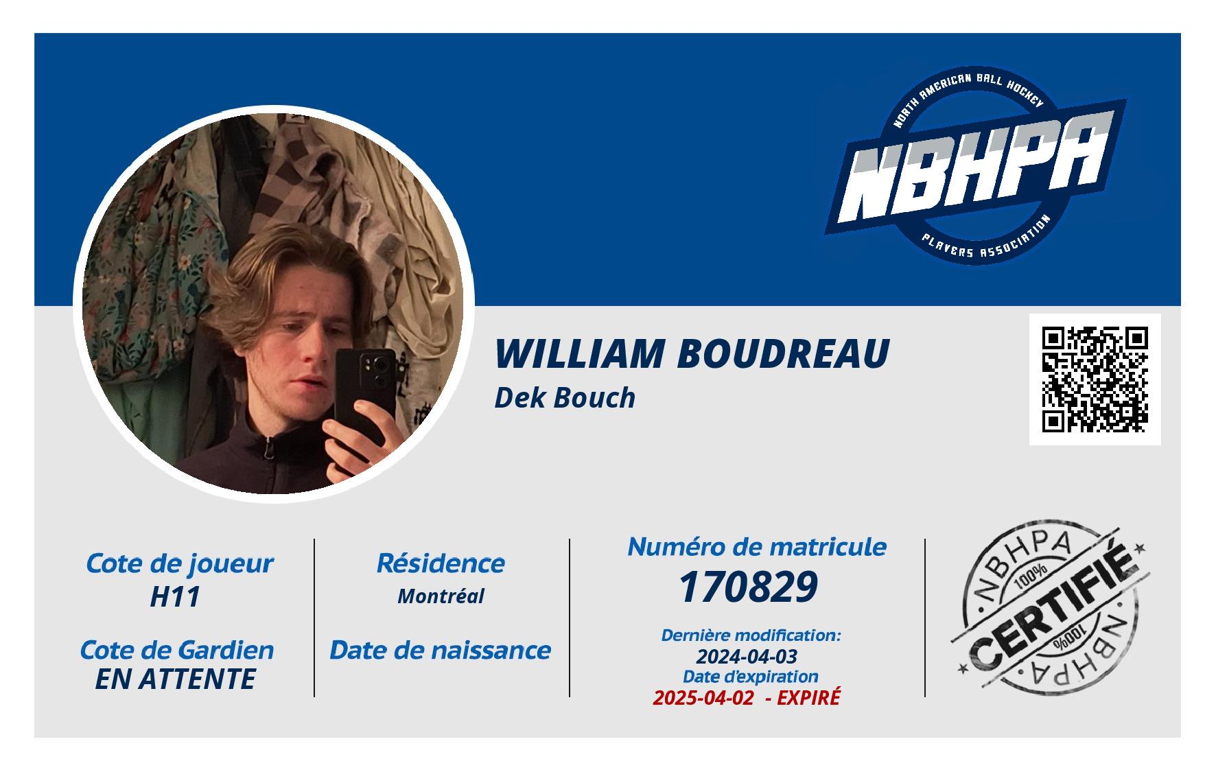 William Boudreau