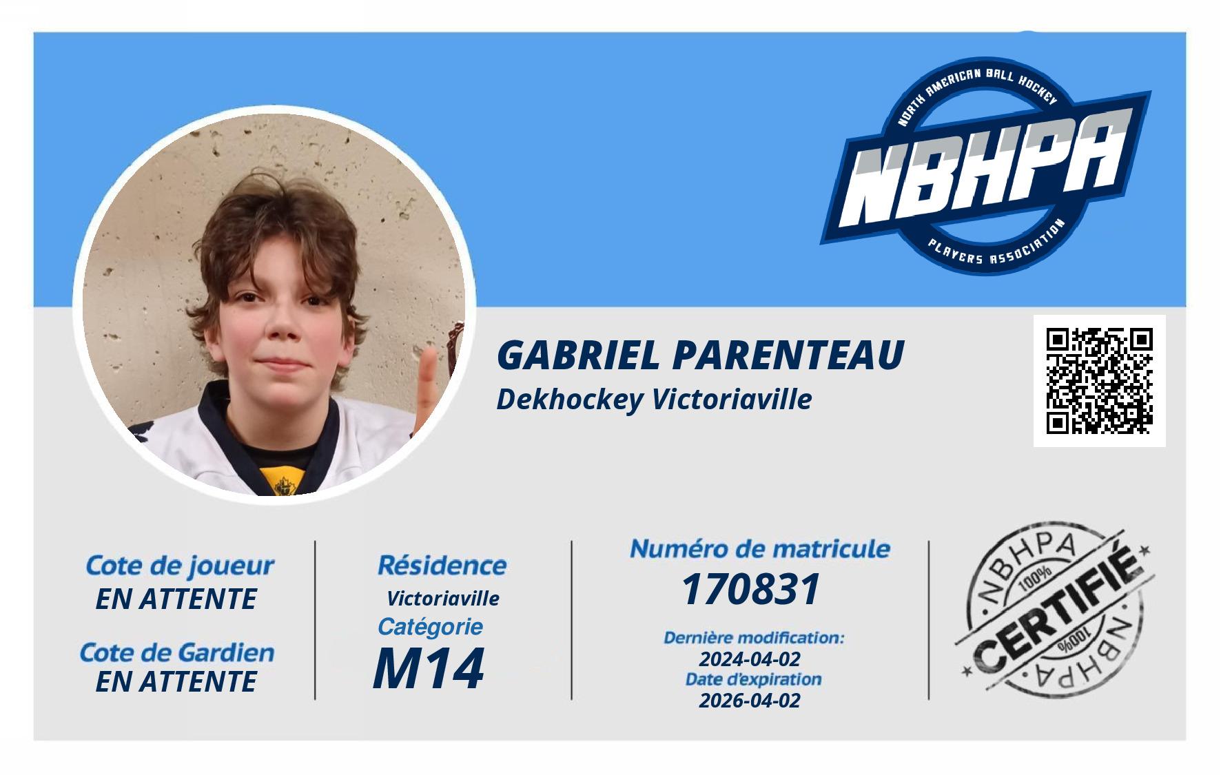 Gabriel Parenteau