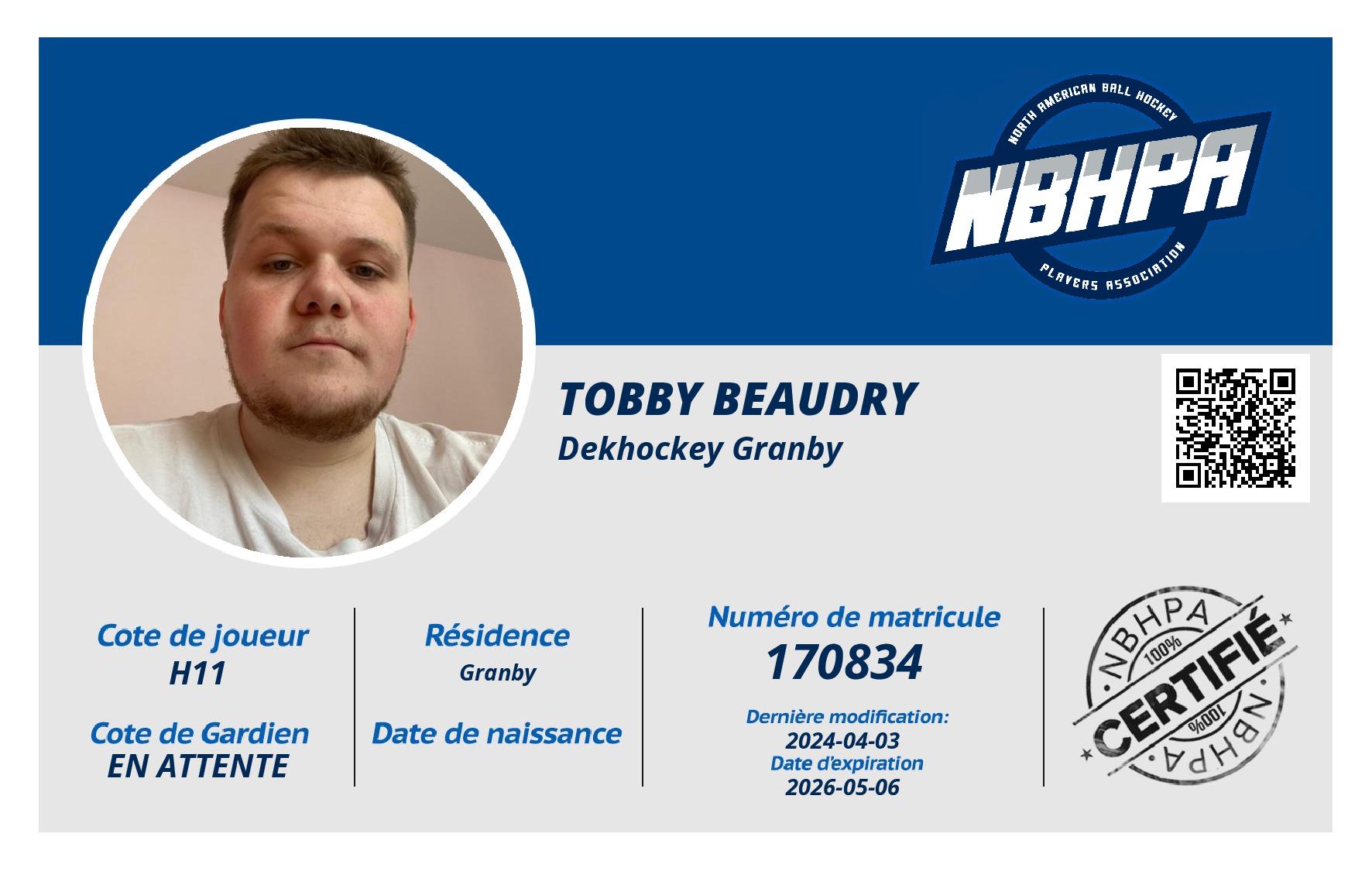 Tobby Beaudry