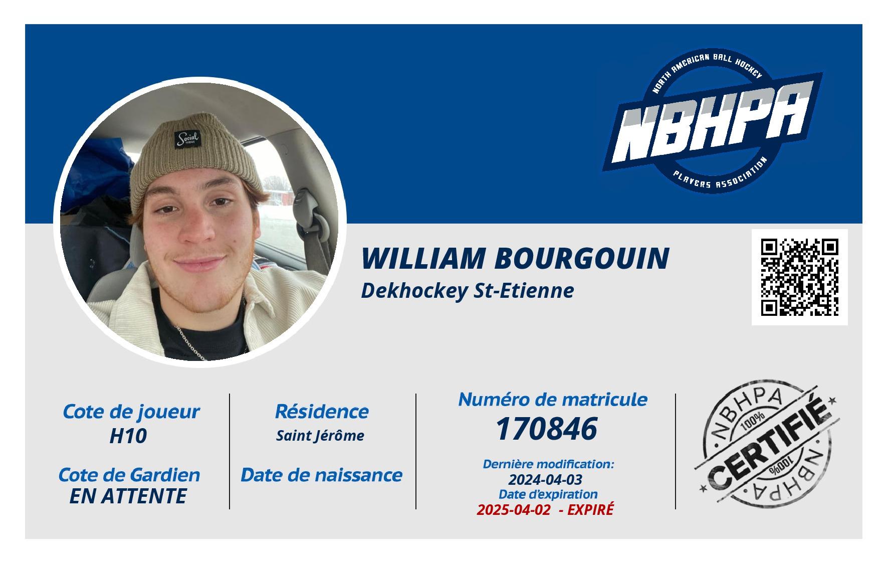 William Bourgouin