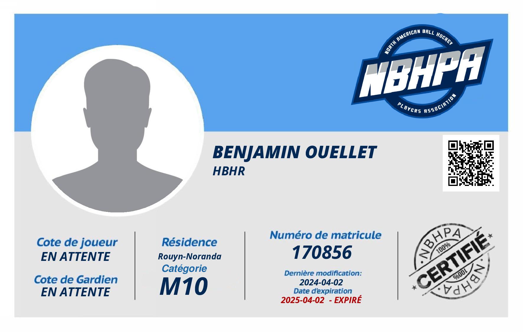 Benjamin Ouellet