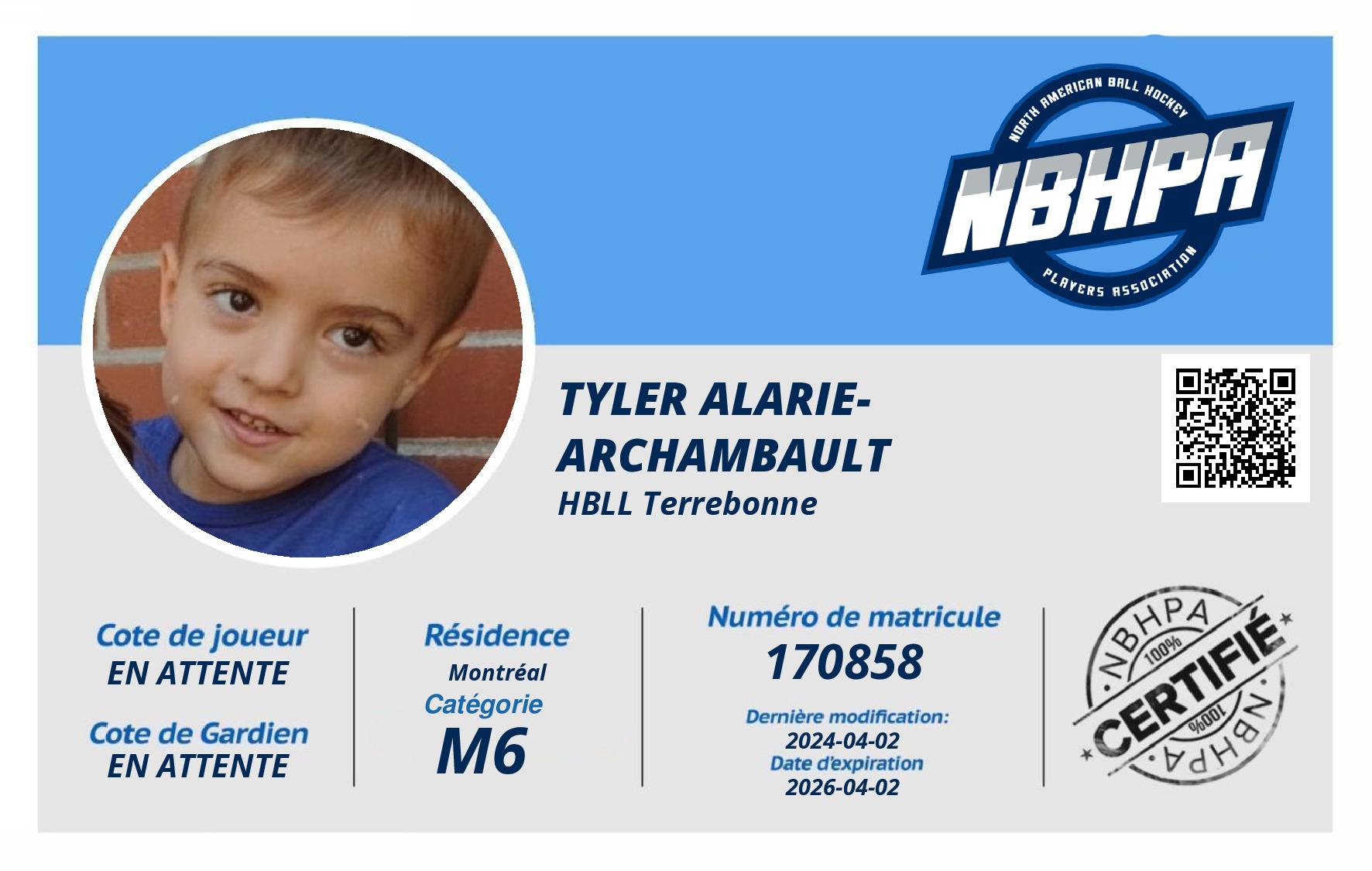 Tyler Alarie-Archambault