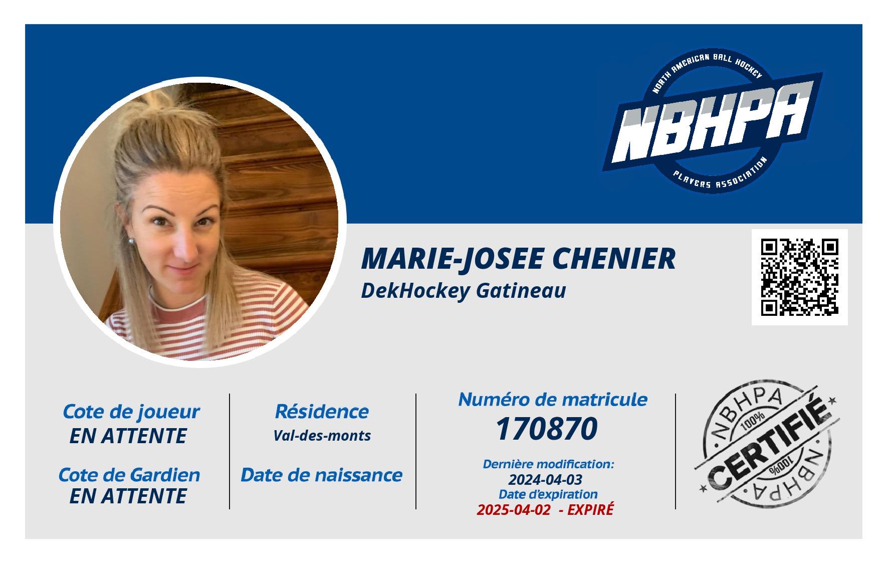 Marie-josee Chenier