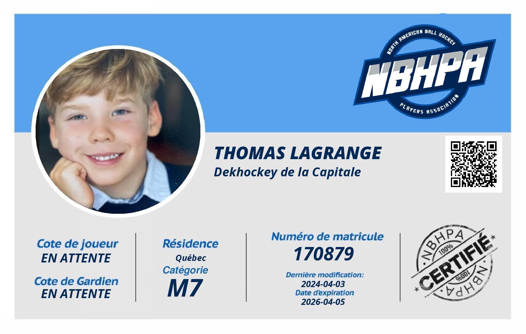 Thomas Lagrange