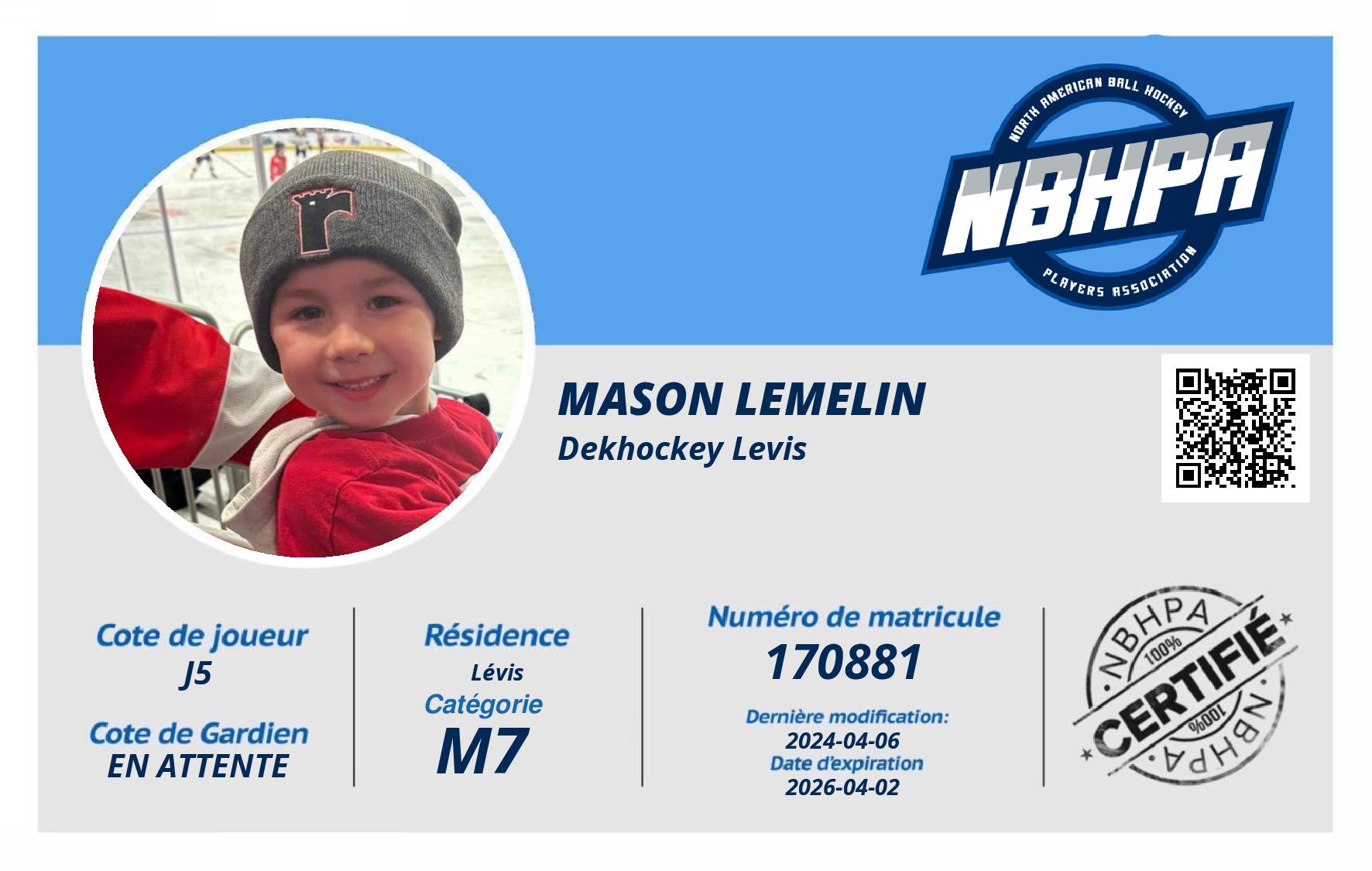 Mason Lemelin