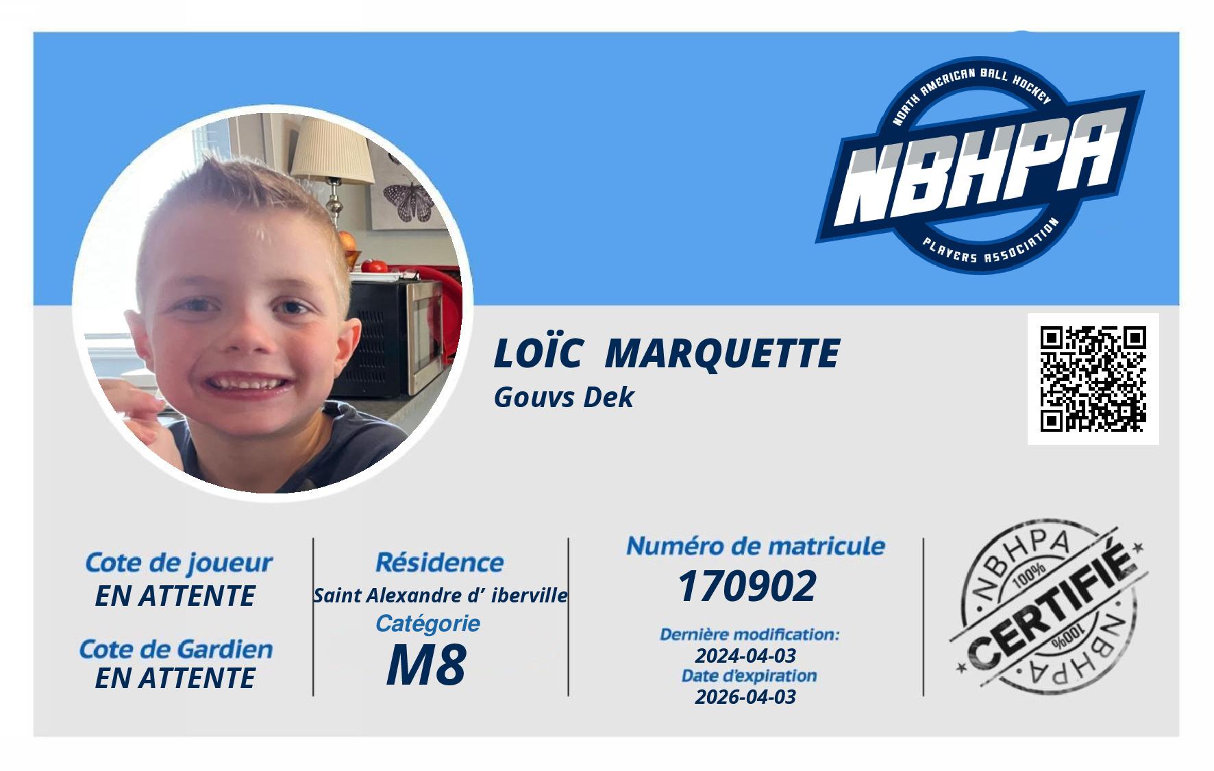 Loïc  Marquette 