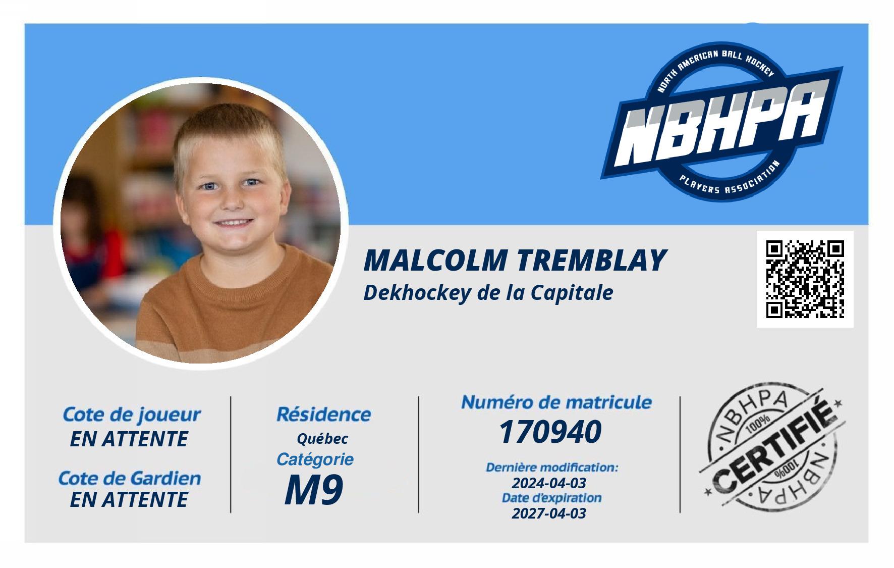 Malcolm Tremblay 