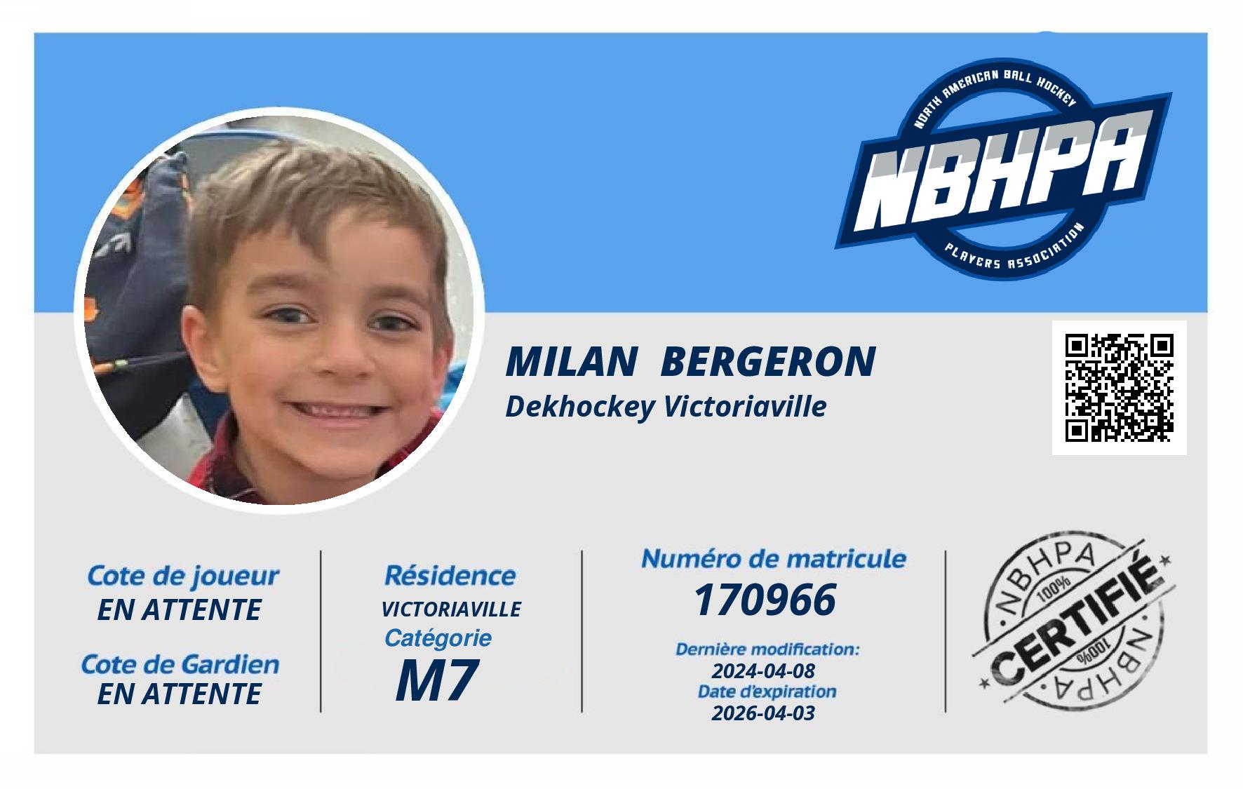 Milan  Bergeron