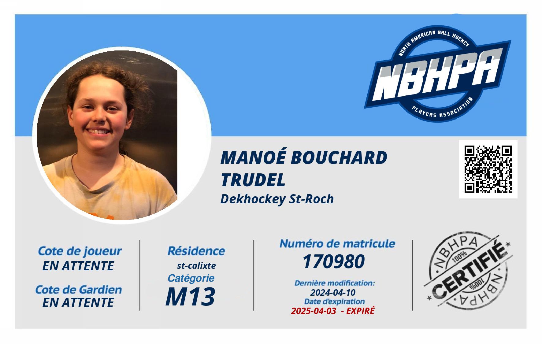 Manoé Bouchard Trudel