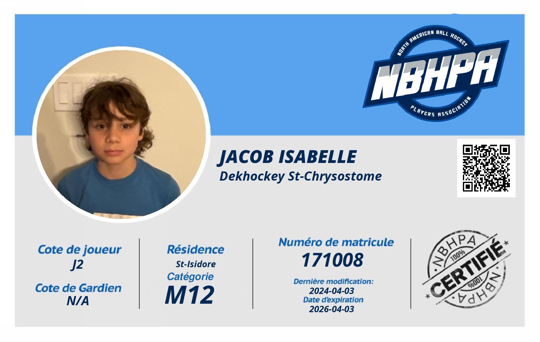 Jacob Isabelle