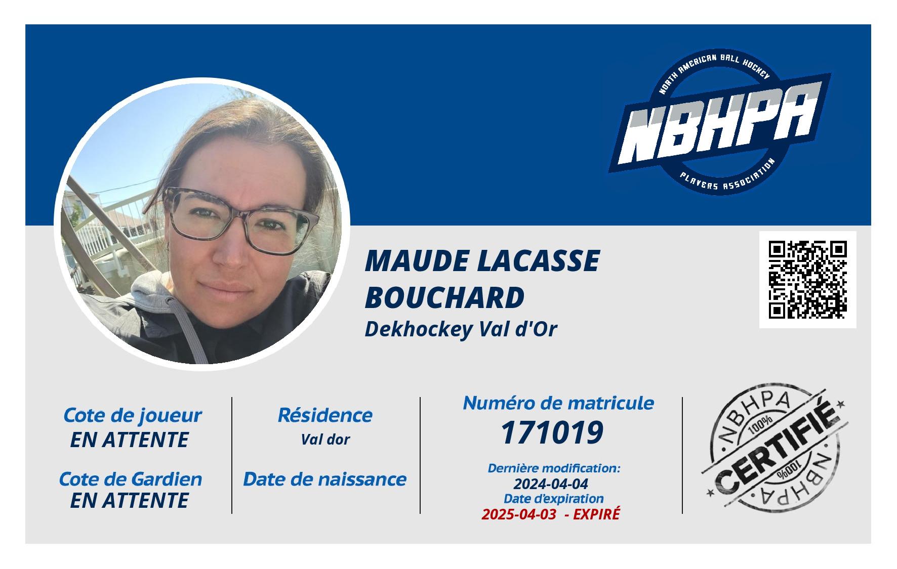 Maude Lacasse Bouchard 