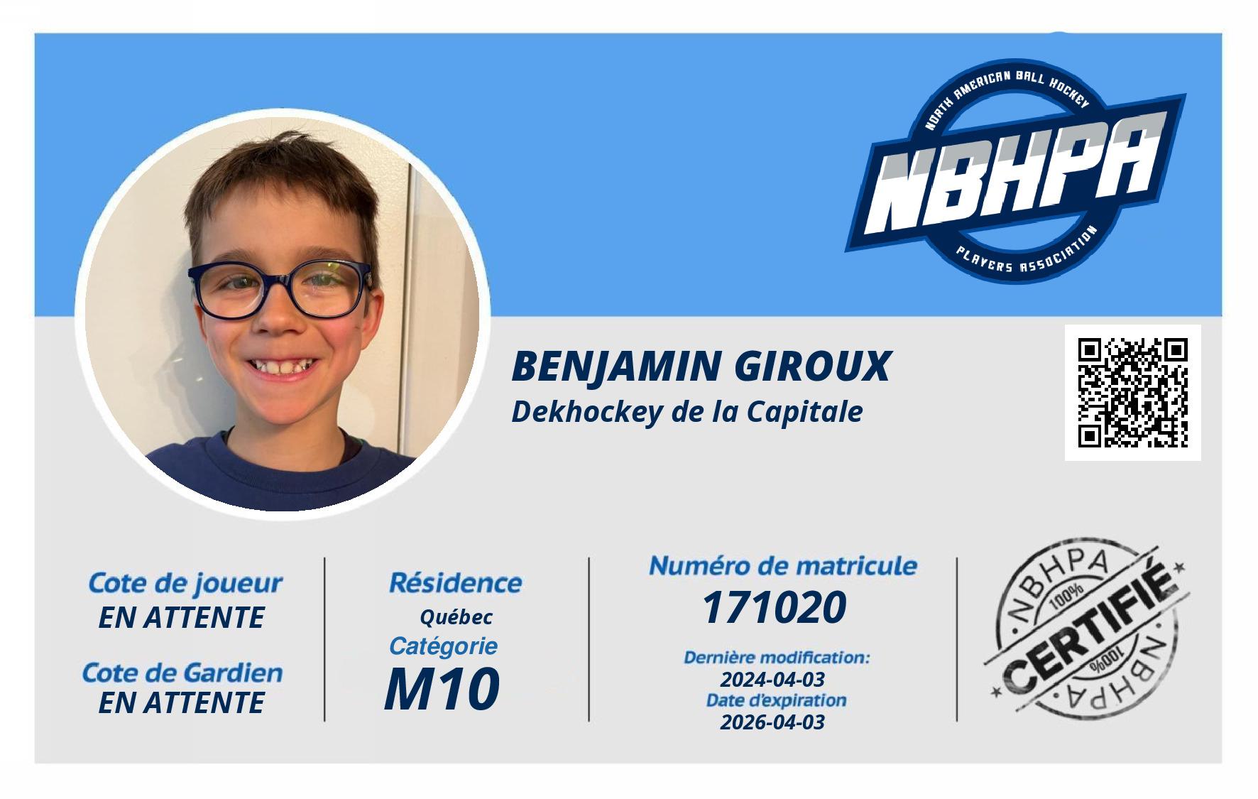 Benjamin Giroux