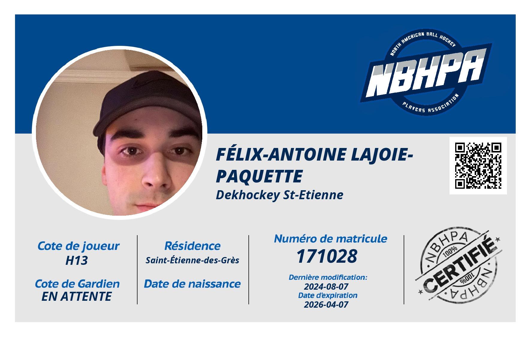 Félix-Antoine Lajoie-Paquette