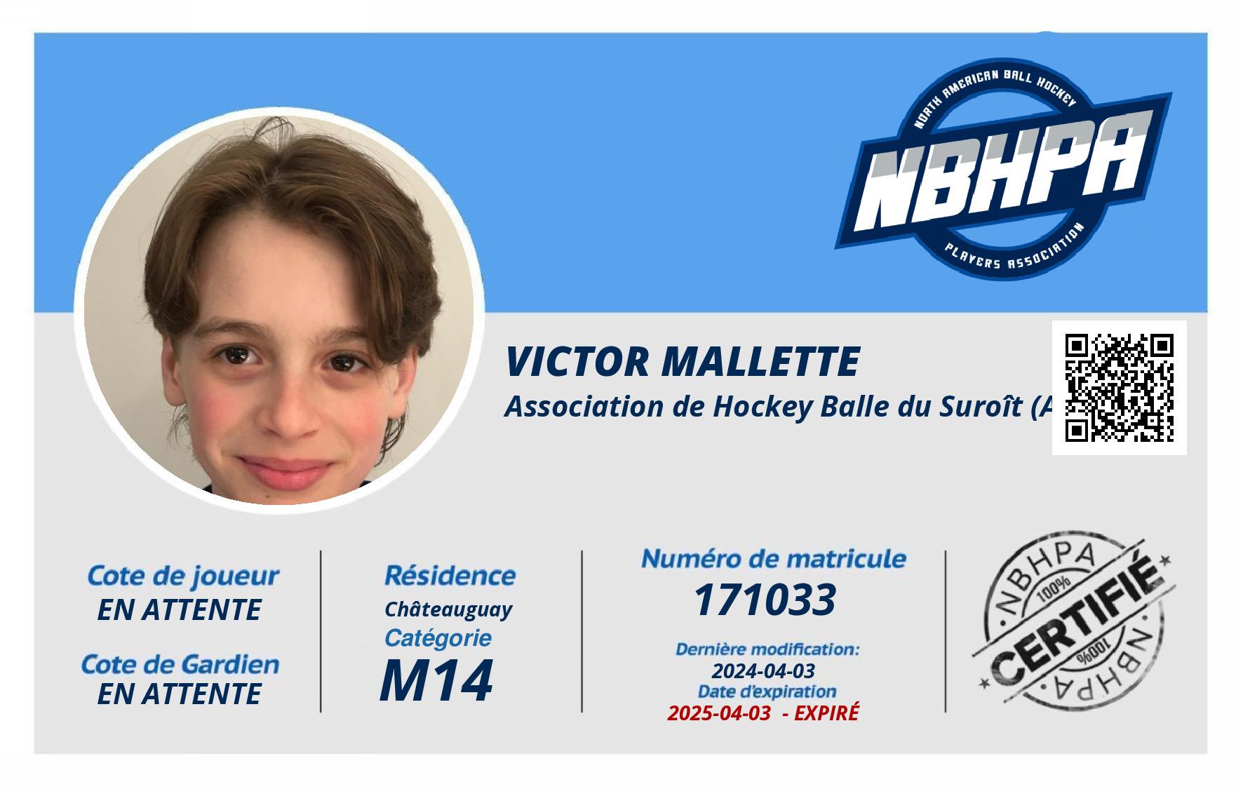 Victor Mallette
