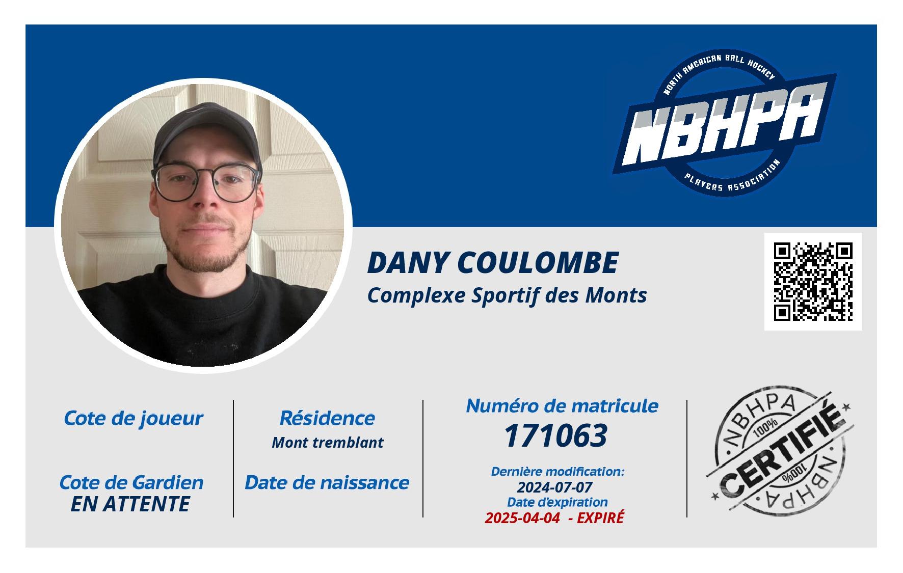 Dany Coulombe