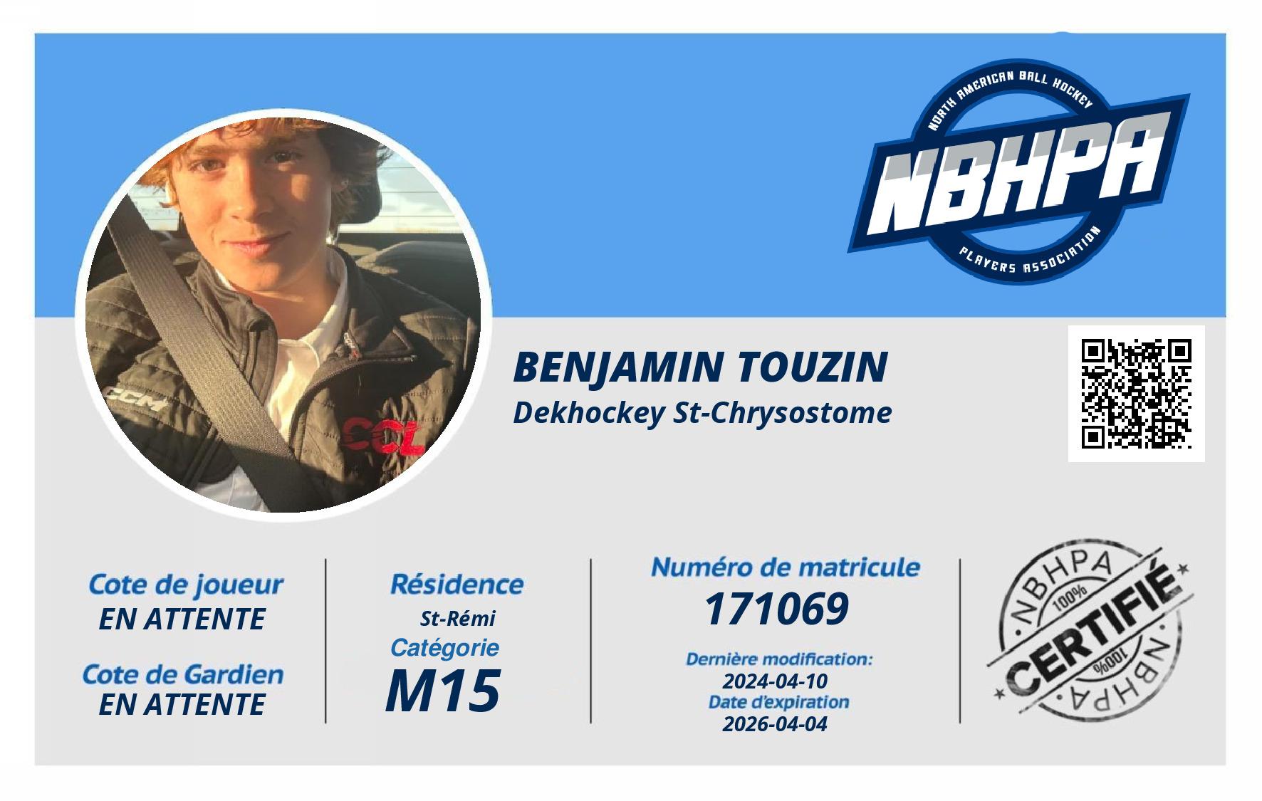 Benjamin Touzin 
