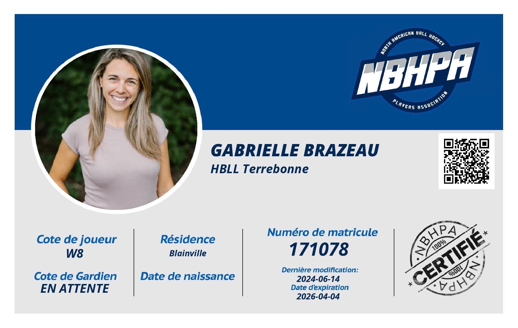 Gabrielle Brazeau