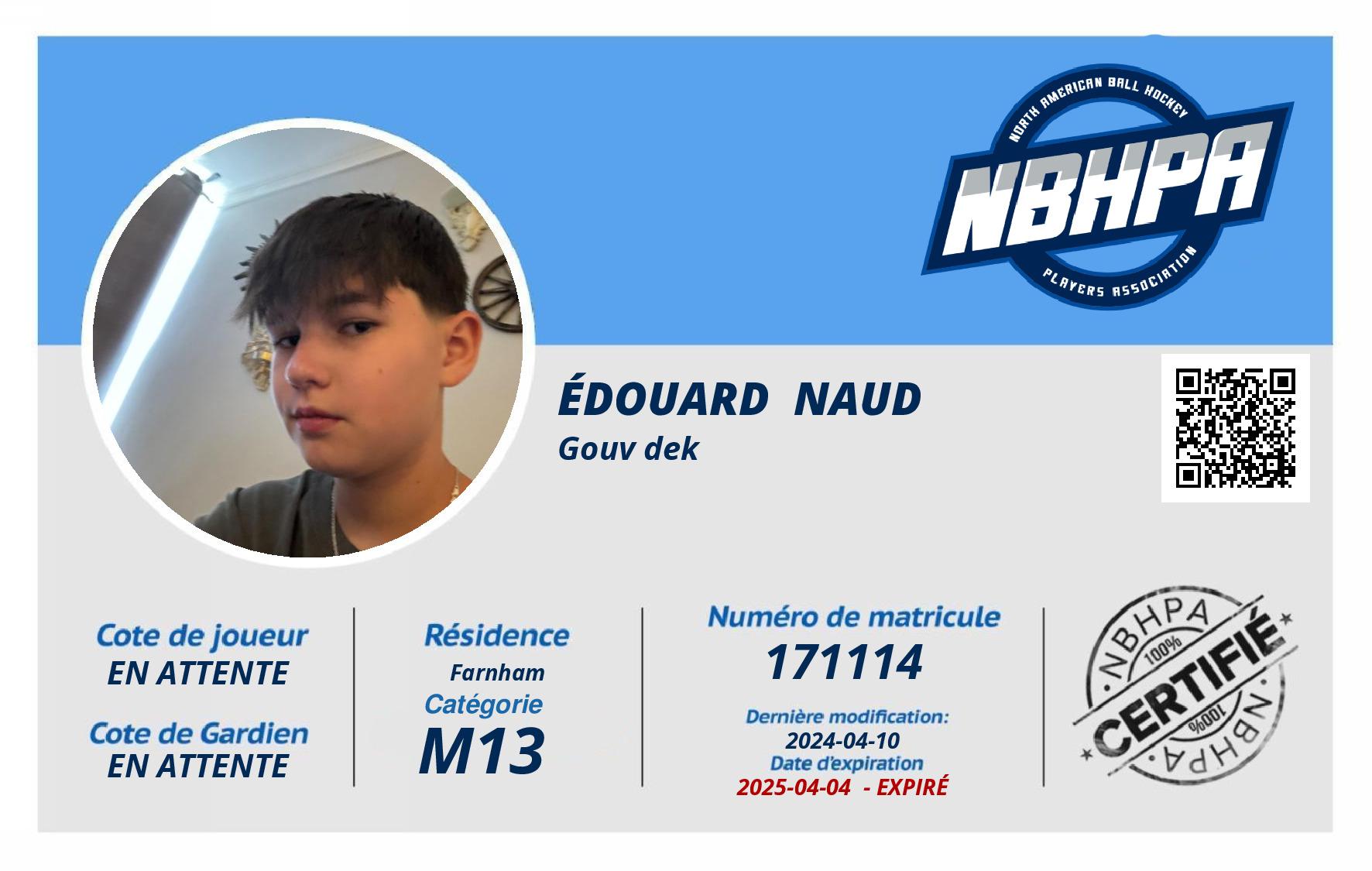 Édouard  Naud