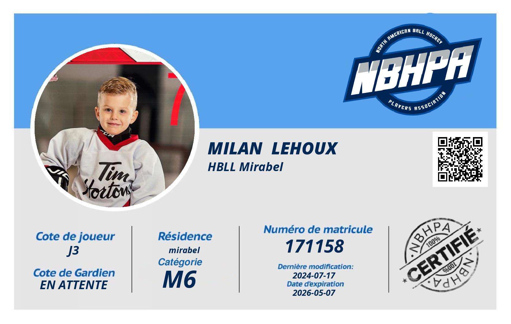 Milan  Lehoux