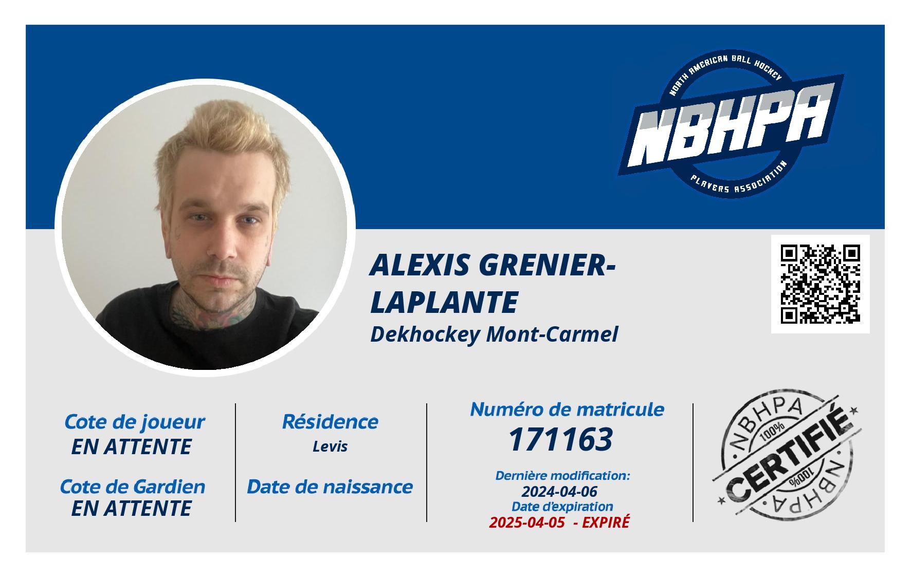 Alexis Grenier-Laplante