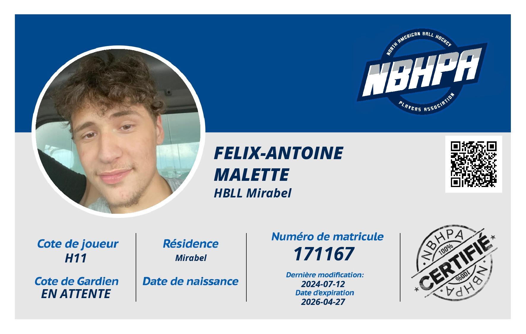Felix-Antoine Malette