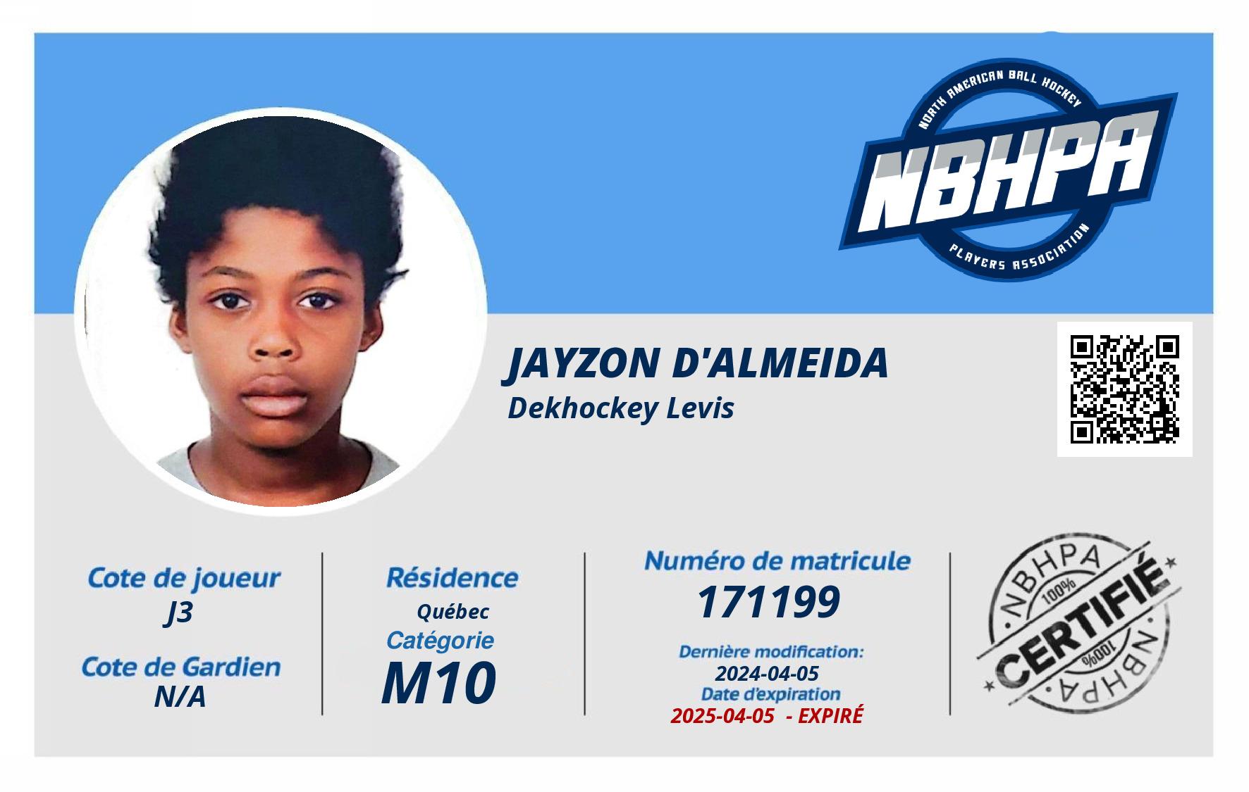 Jayzon D'Almeida