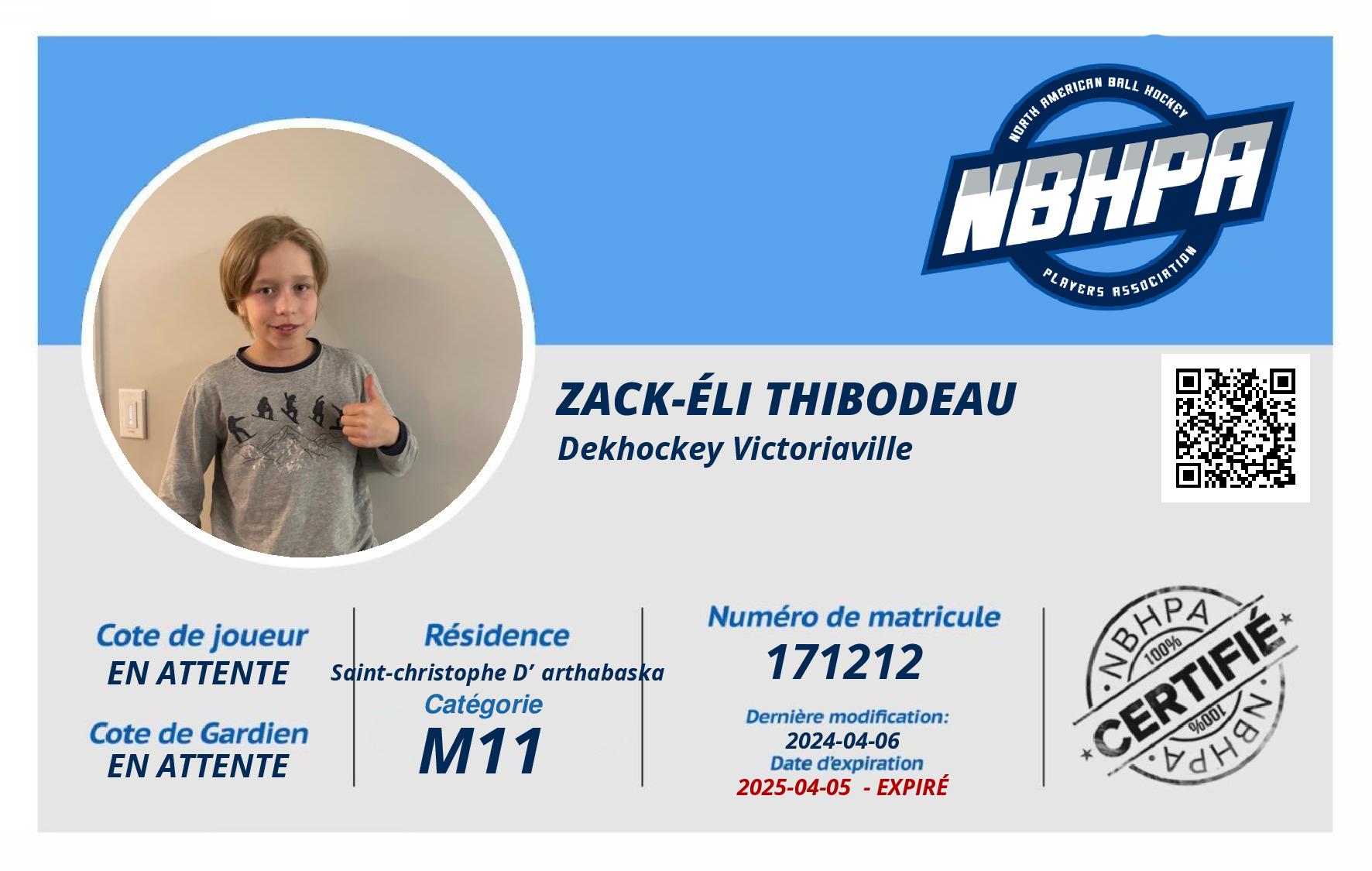 Zack-Éli Thibodeau