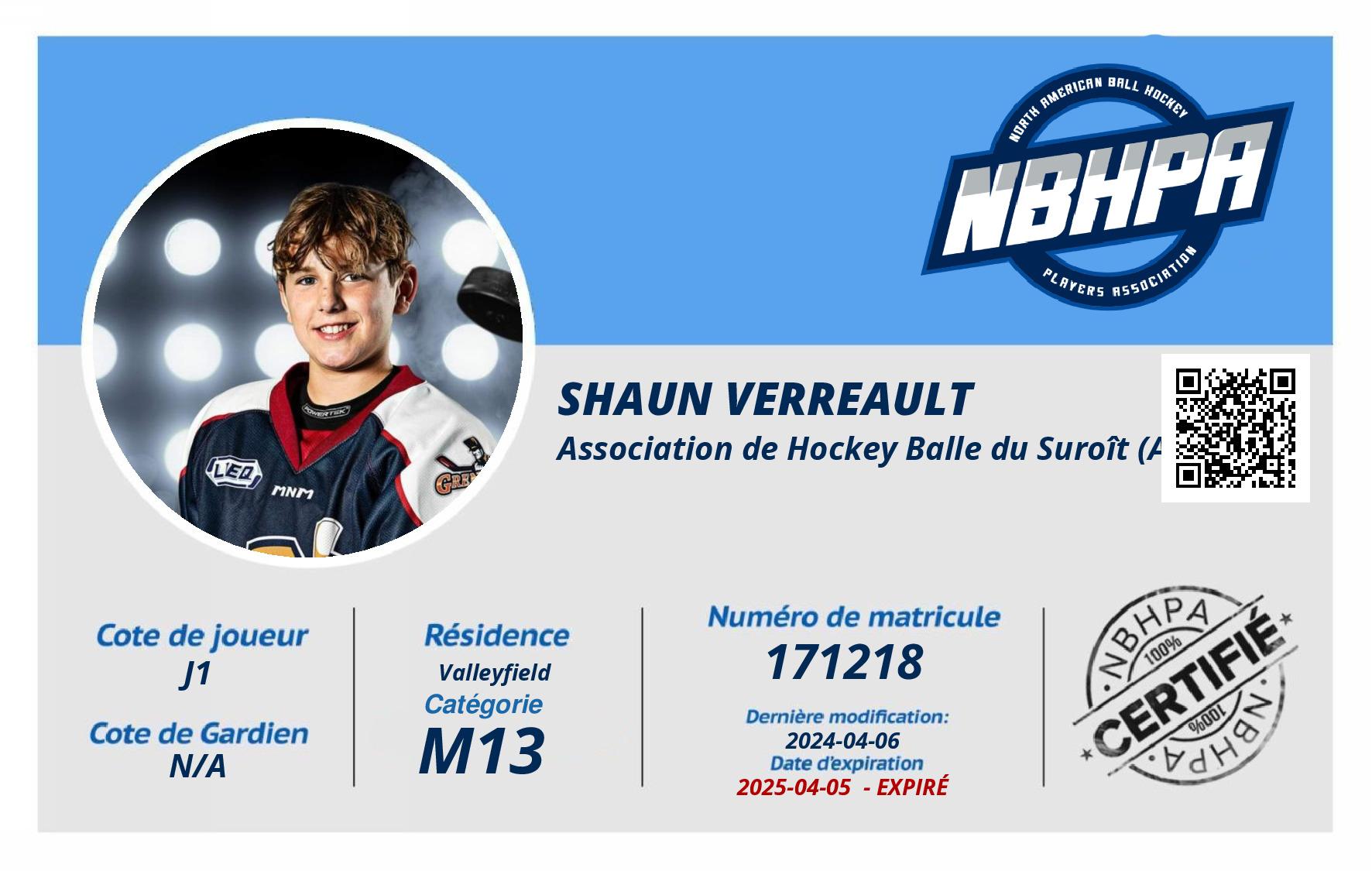 Shaun Verreault 