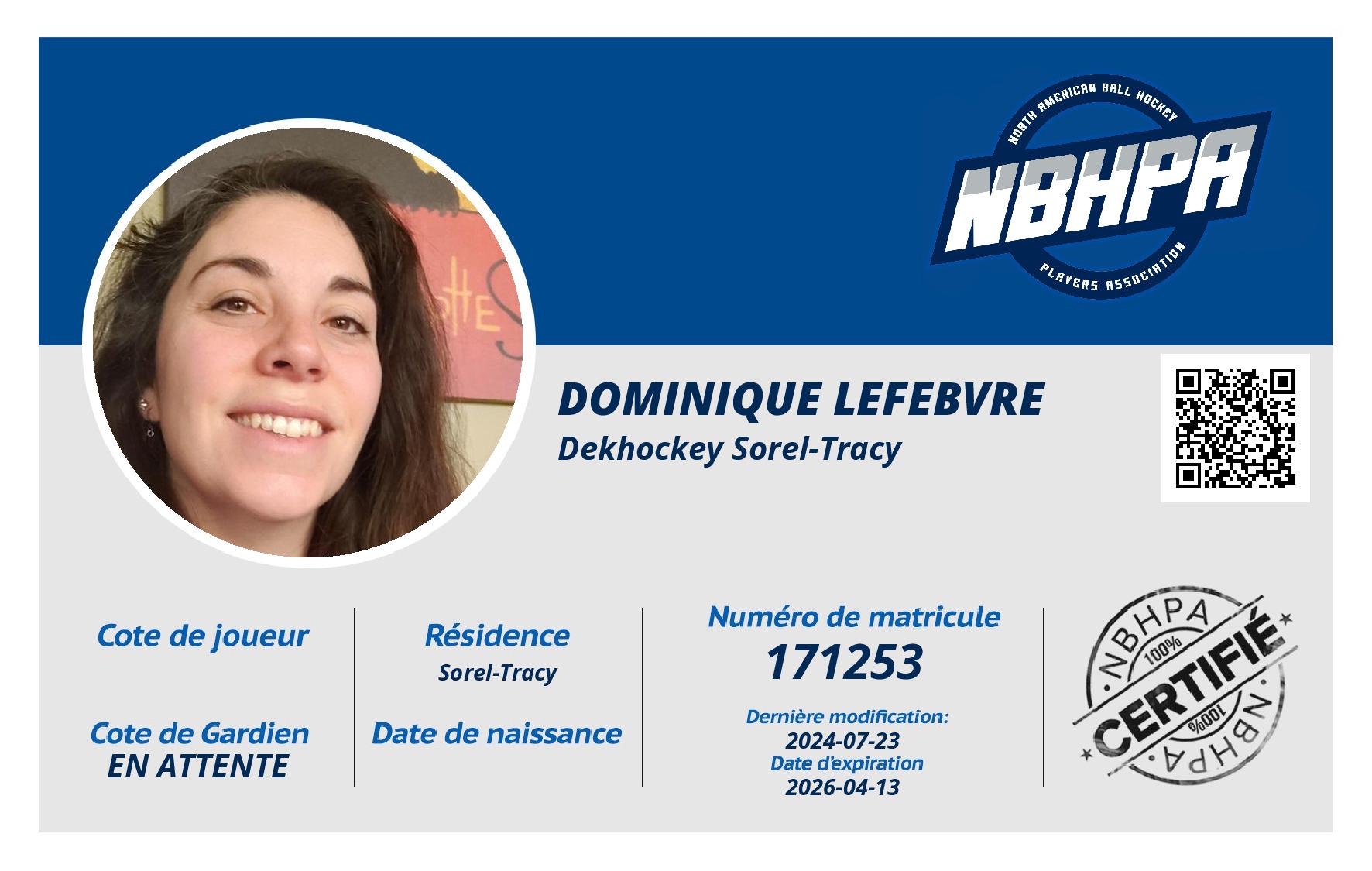 Dominique Lefebvre
