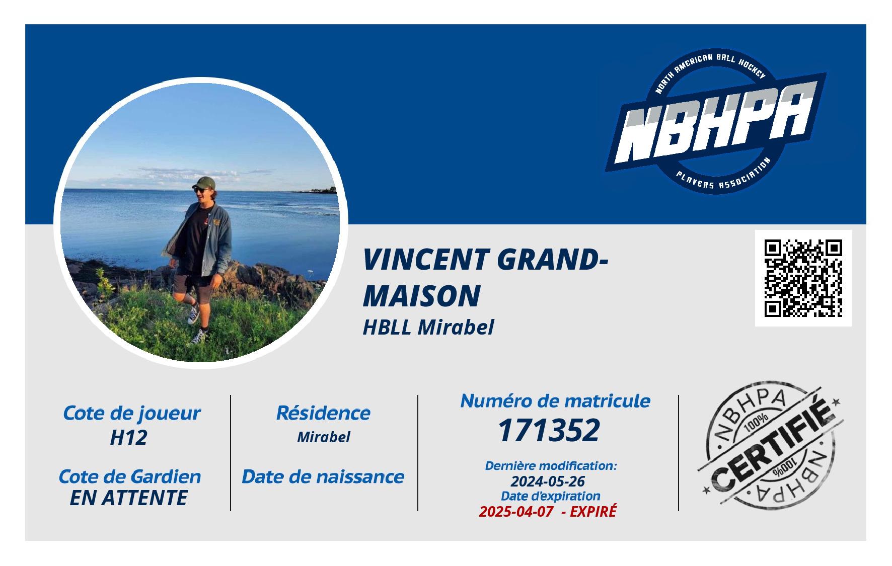 Vincent Grand-maison