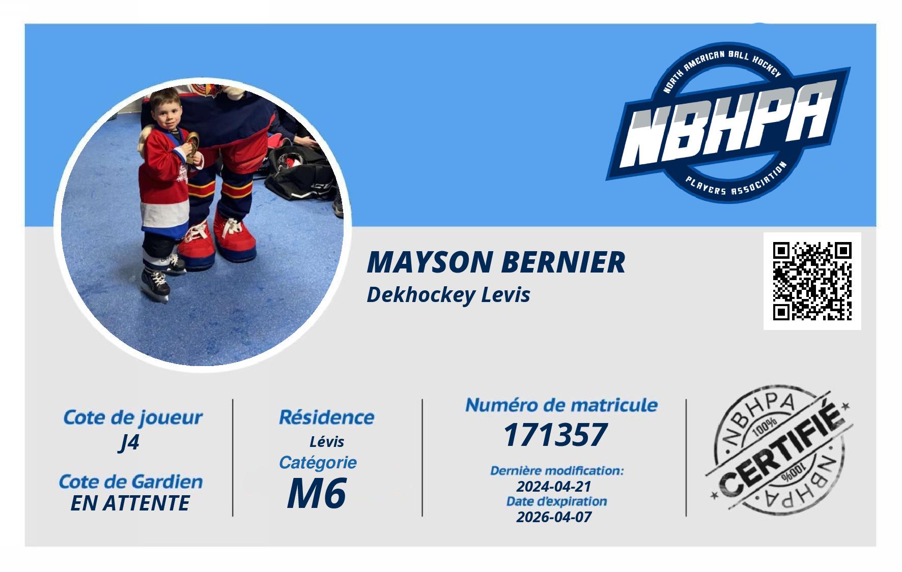 Mayson Bernier