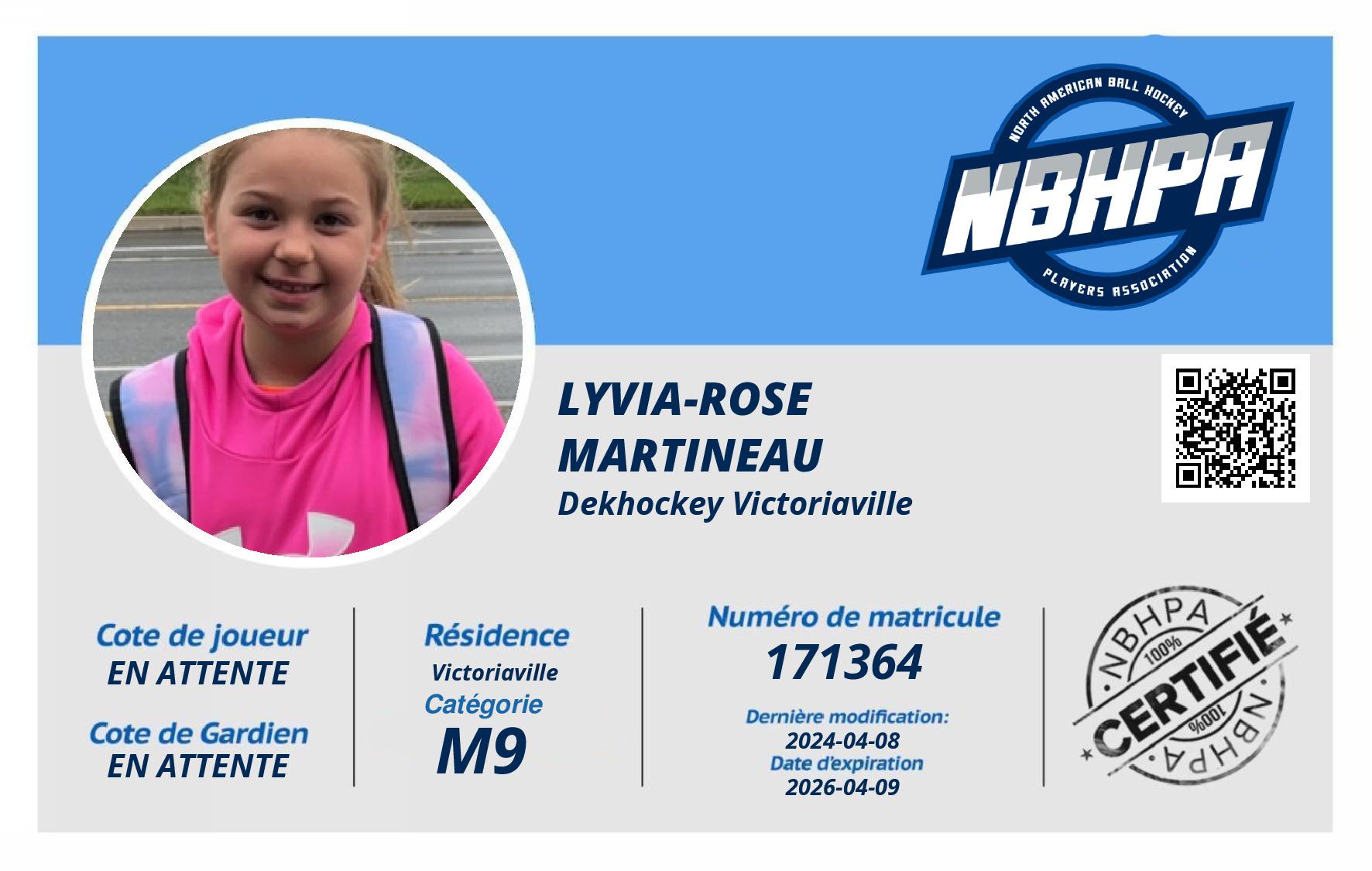 Lyvia-Rose  Martineau 