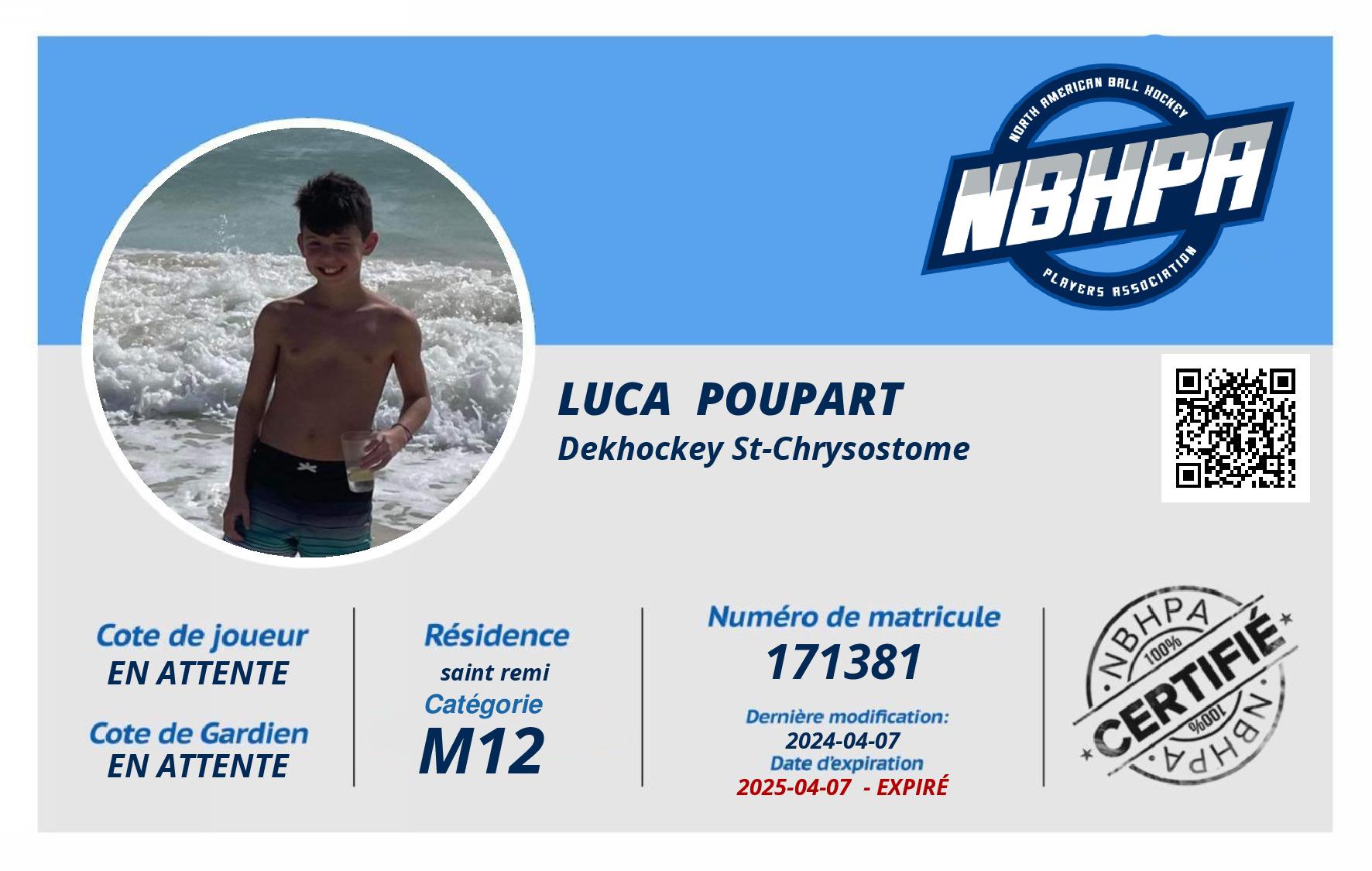 Luca  Poupart