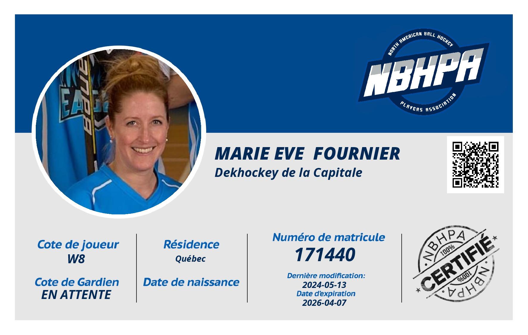 Marie Eve  Fournier 