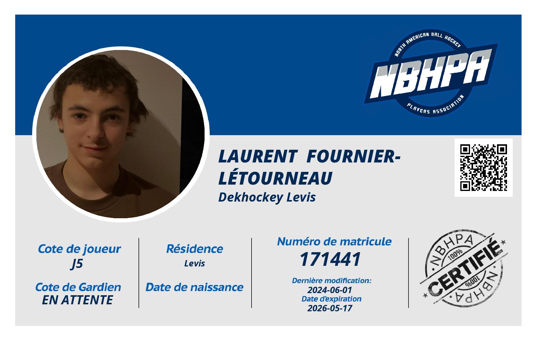 Laurent  Fournier-Létourneau