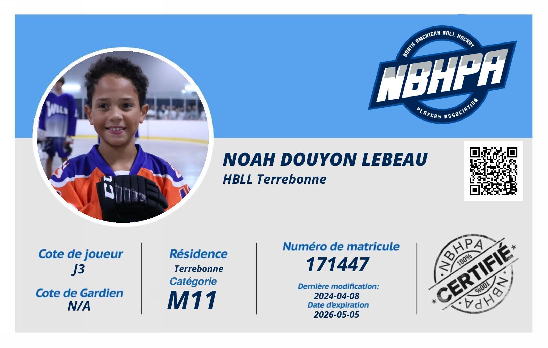 Noah Douyon Lebeau