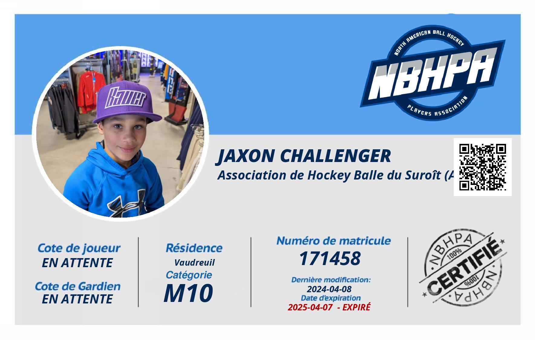 Jaxon Challenger