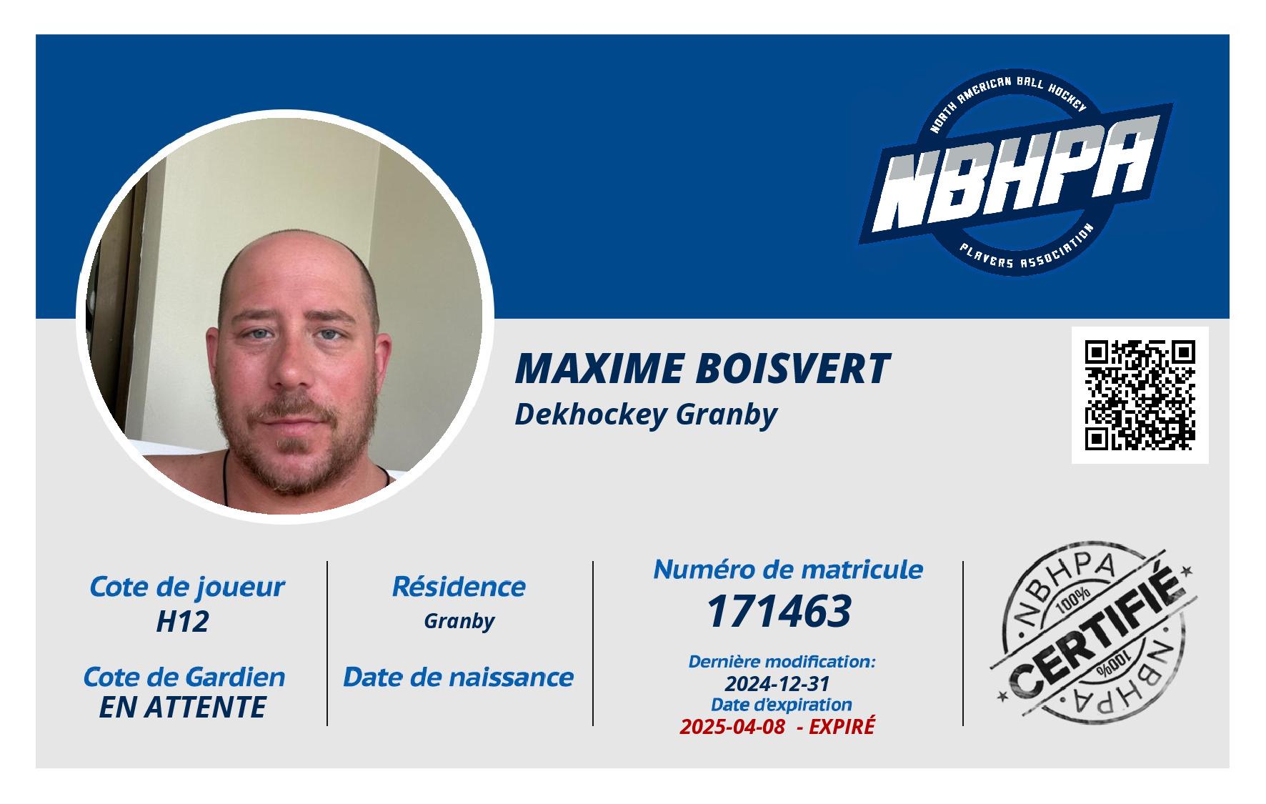 Maxime Boisvert